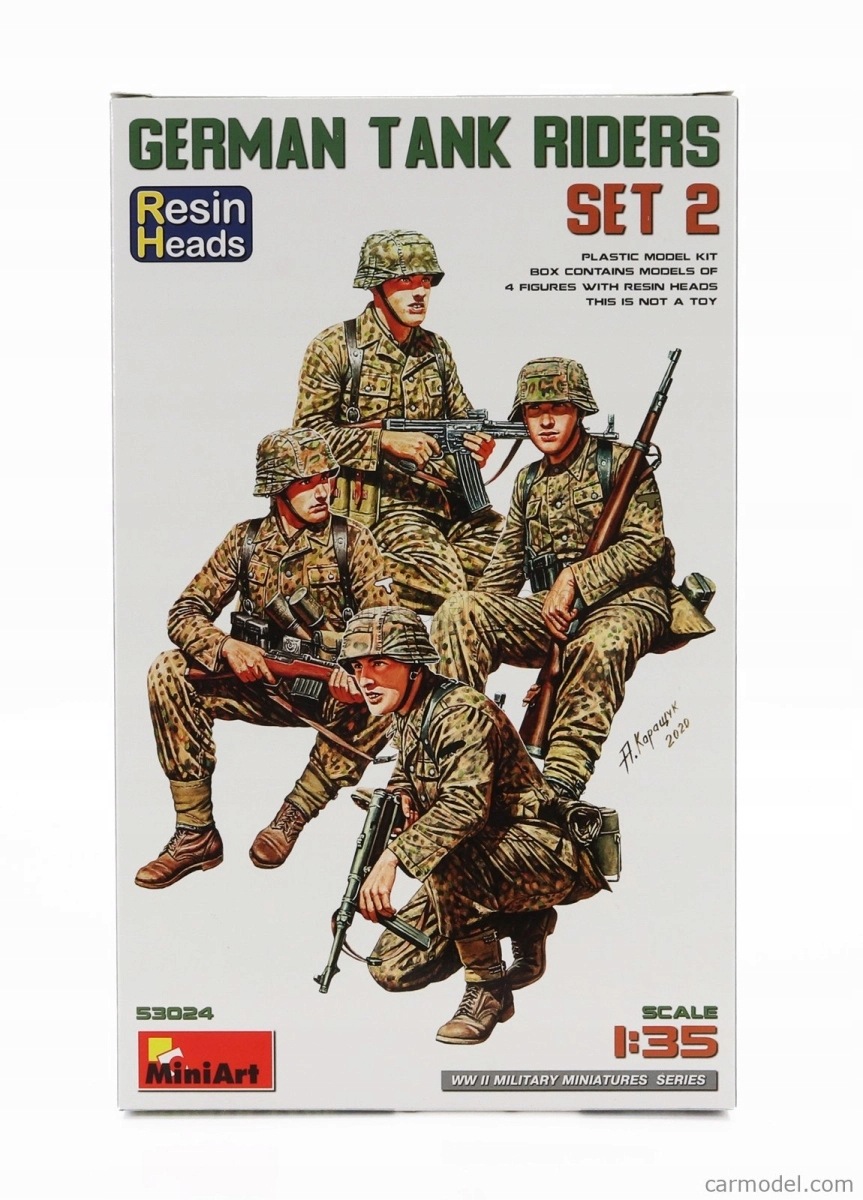 Miniart Accessories German Tank Riders Military Figures 1:35