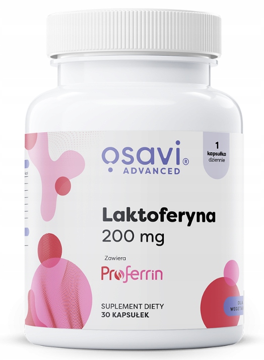 OSAVI Advanced Laktoferyna Proferrin 200mg, ODPORNOŚĆ 30 kapsułek