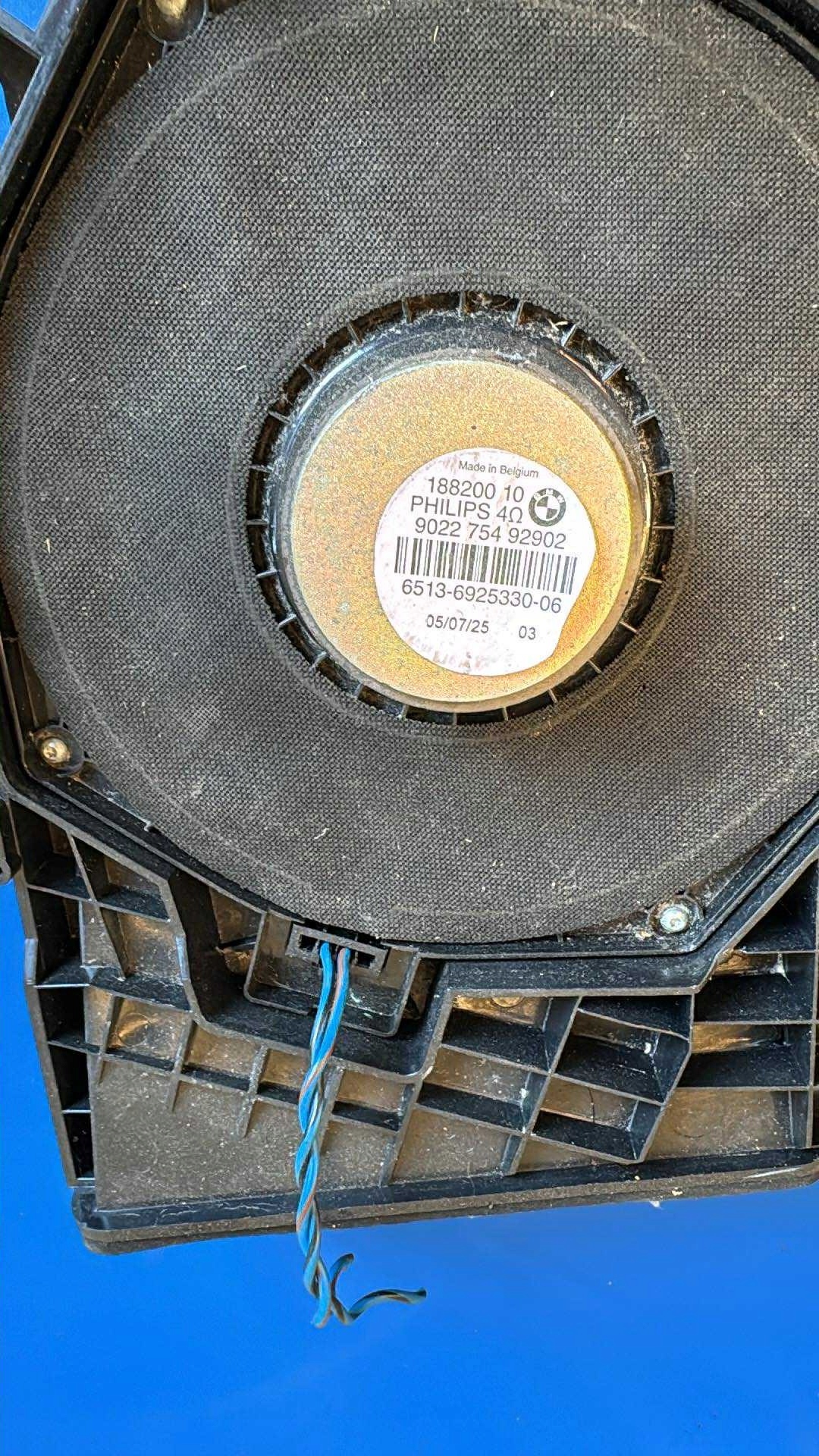 speaker below sitting place BMW E87 E90 902275492902 902275492911 NISKOTONOWY