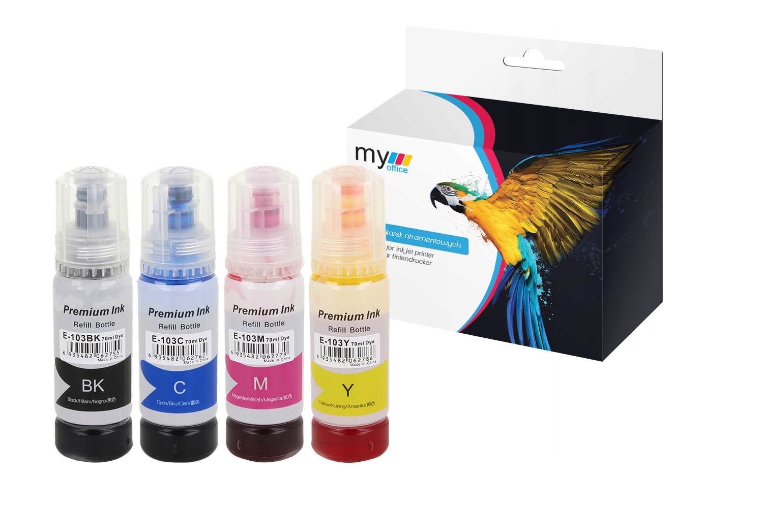 

Zestaw Cmyk do Epson T103 EcoTank L1110 L3150 5190