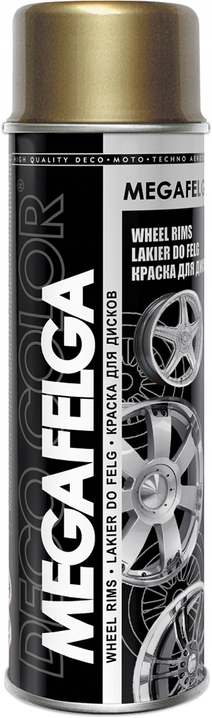 Deco Color Megafelga lakier akrylowy do felg Złoty 500 ml