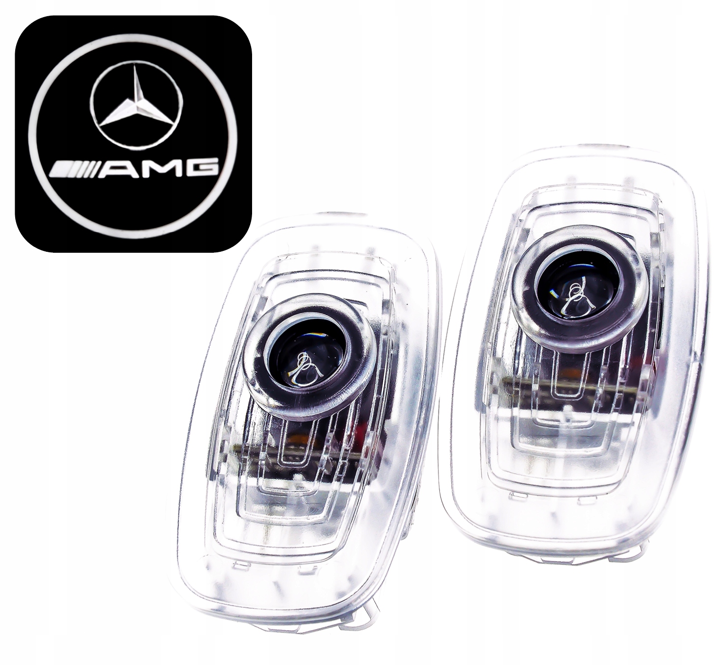 Projektory Led Logo pod drzwi Mercedes Amg X290 C192 C118 C236 C257 C238 Sl