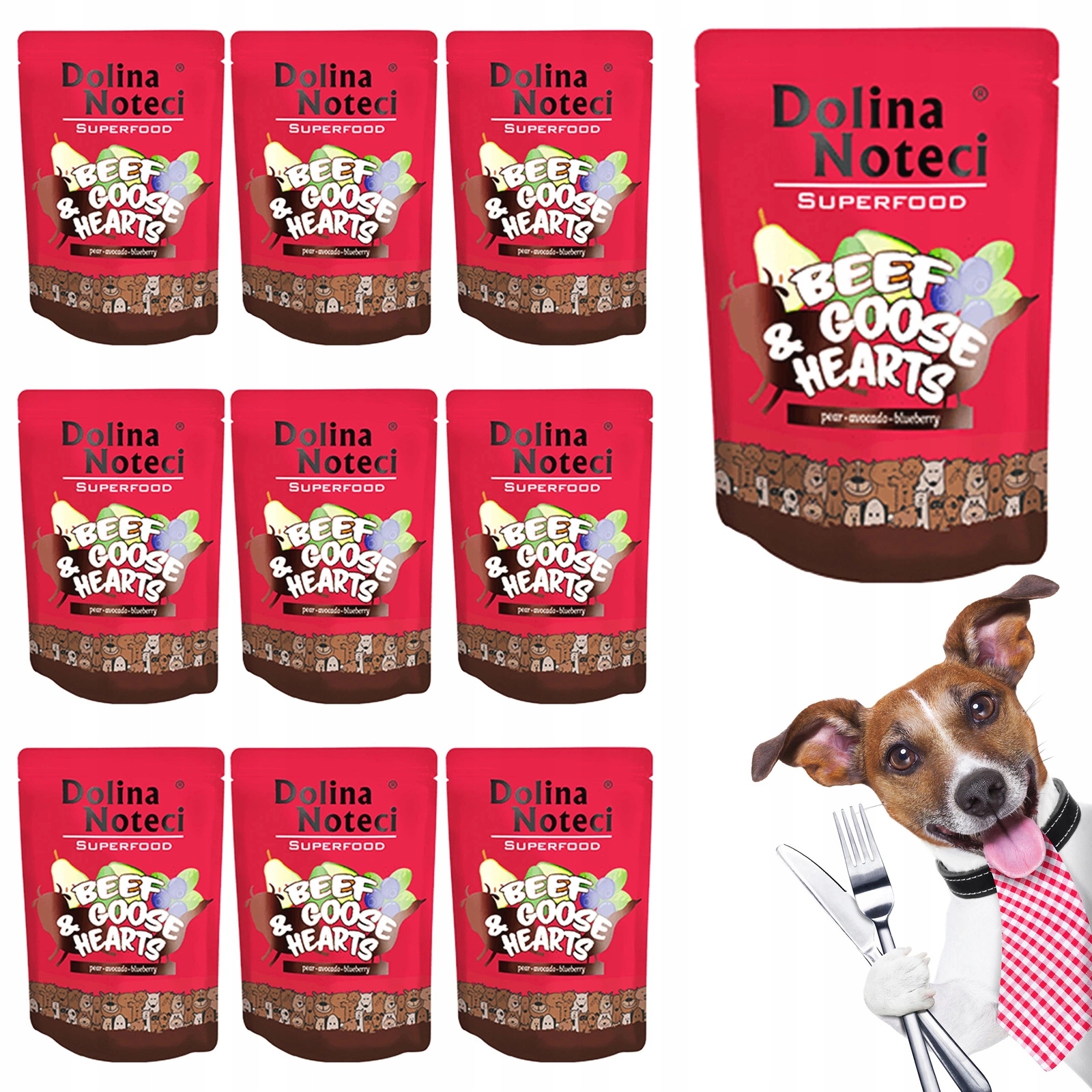 Levně Dolina Noteci Superfood vlhké krmivo pro psy Hovězí maso 10 x 300 g bez obilovin