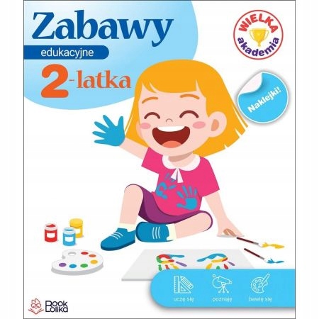 

Zabawy edukacyjne 2-latka z naklejkami