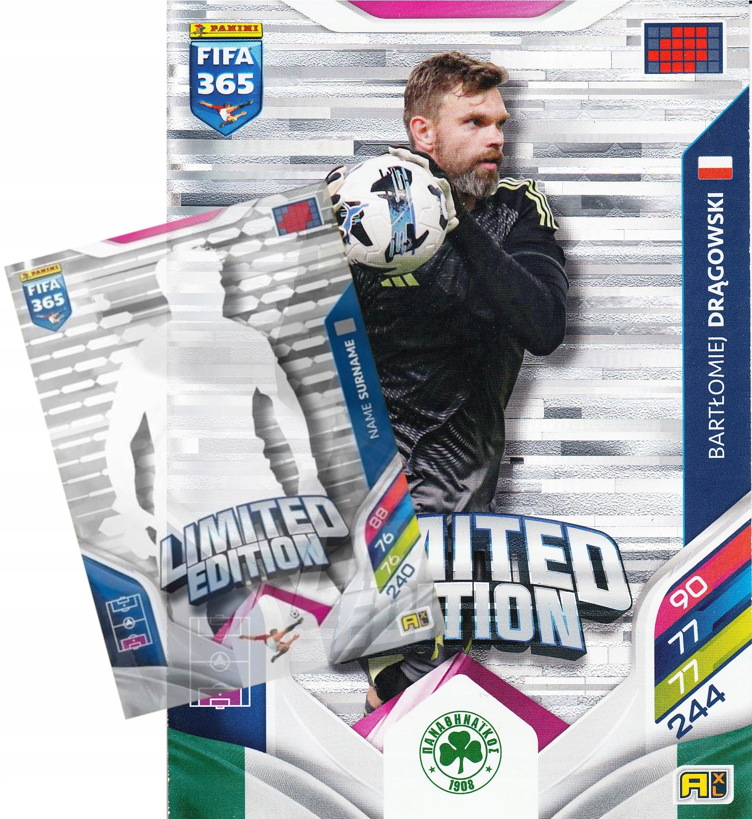 Duża Karta Kolekcjonerska Panini Fifa 365 2026 Limited XXL Drągowski
