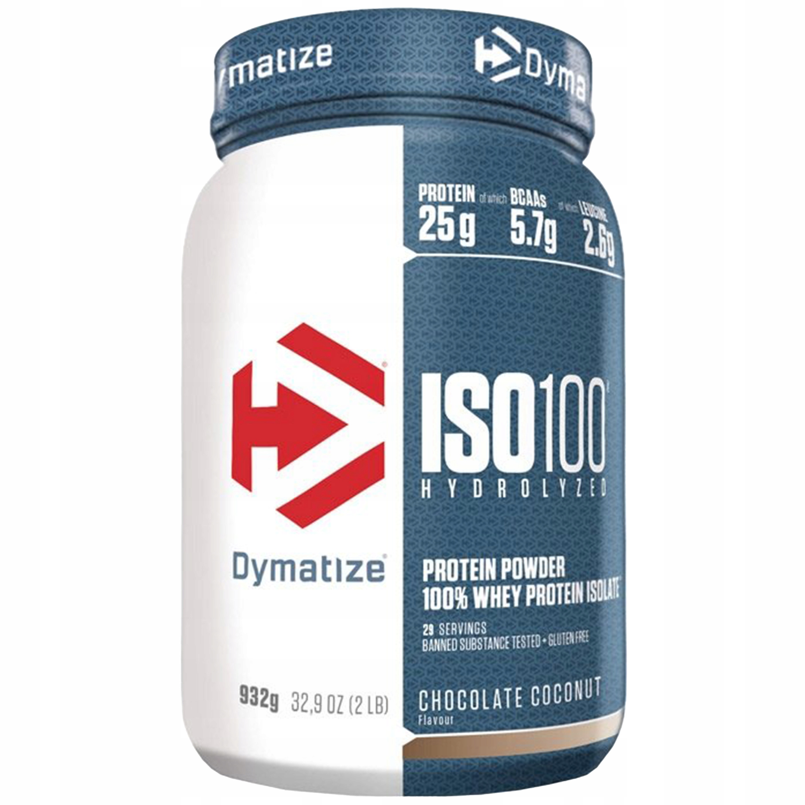 Protein Dymatize Iso 100 900g Brownie Izolát Wpi Masa