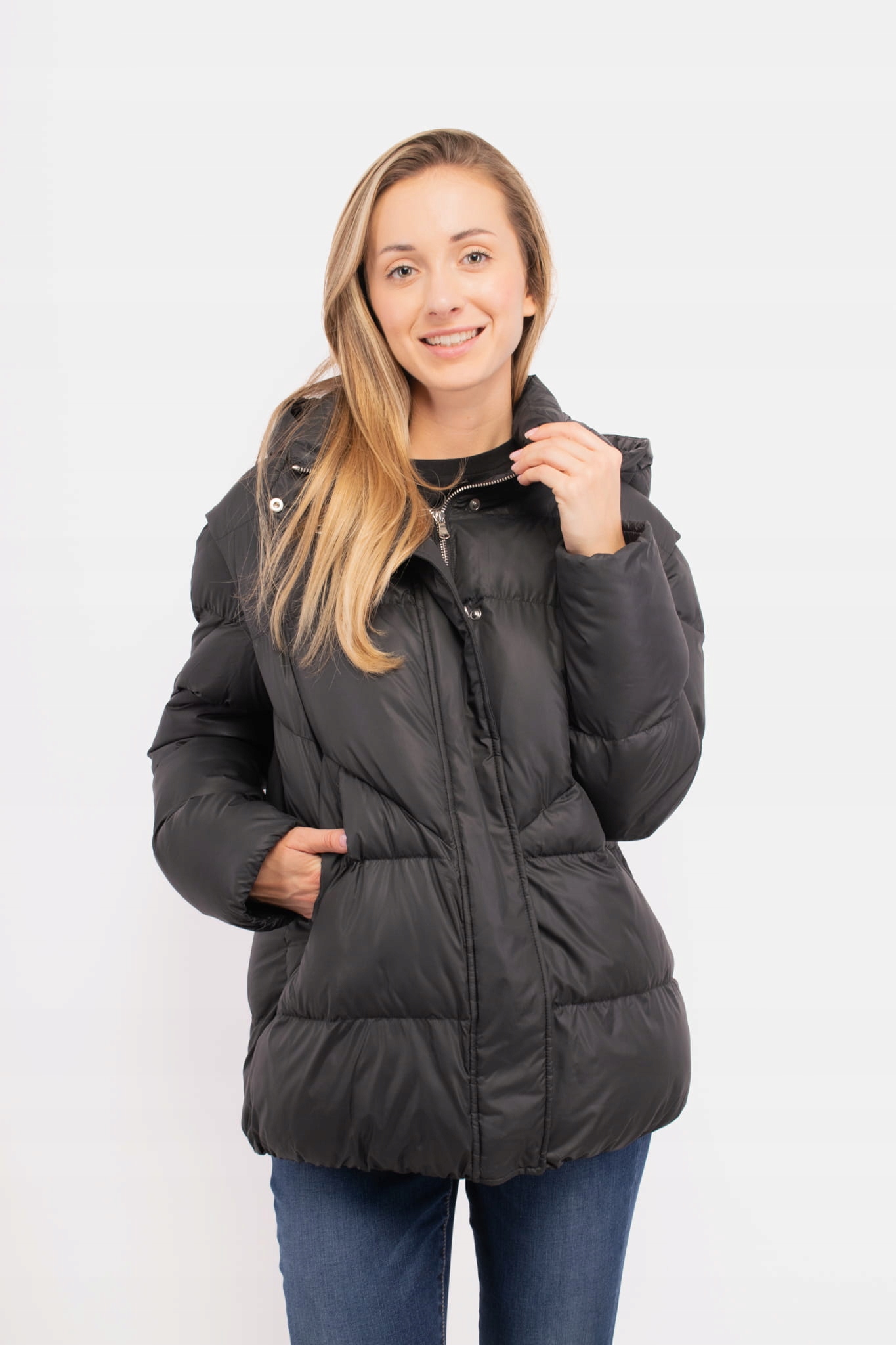 Dámská bunda Patrizia Pepe 8O0143 A451 černá Jackets: 40