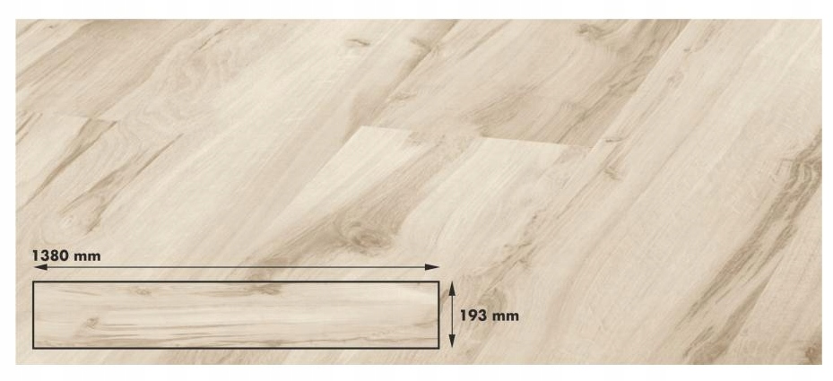 PANELE PODŁOGOWE LAMINOWANE DĄB ASPEN AC3 7 MM Rodzaj panele laminowane