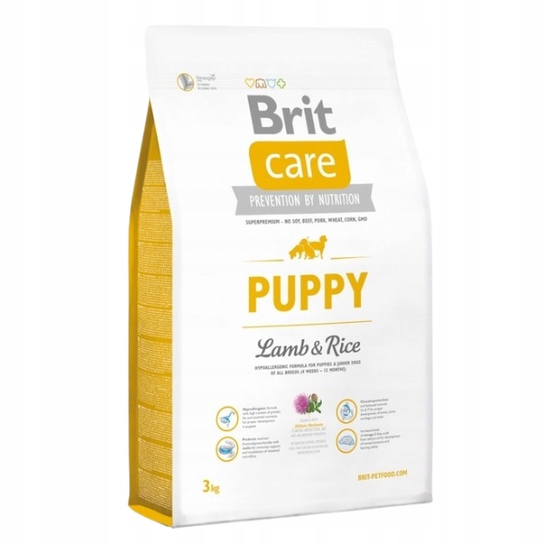 Levně Brit Care Puppy Suché Krmivo pro štěňata 3 kg Jehněčí rýže