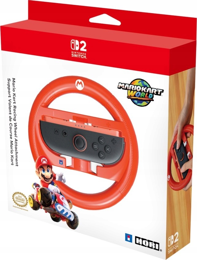 HORI Nintendo SWITCH 2 Kierownica na Joy-Con Mario - SWITCH2