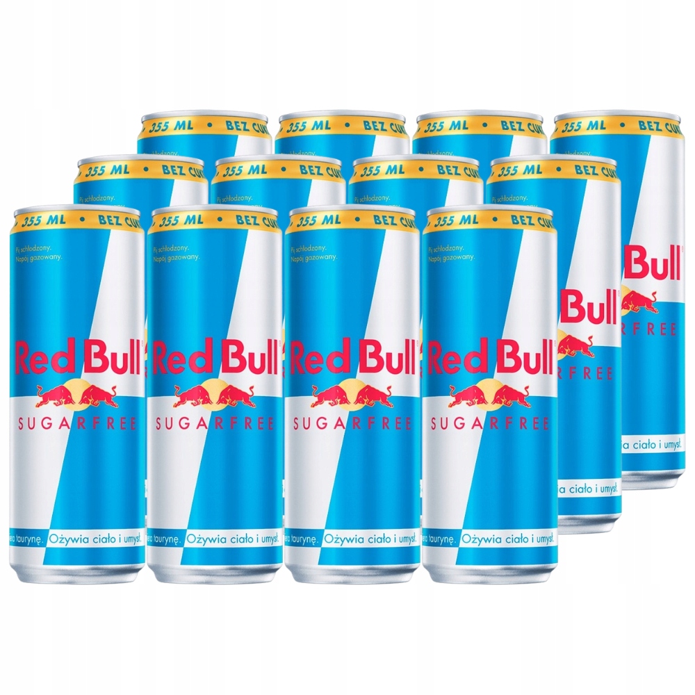 Red Bull Napój energetyczny bez cukru 355ml x 12 sztuk