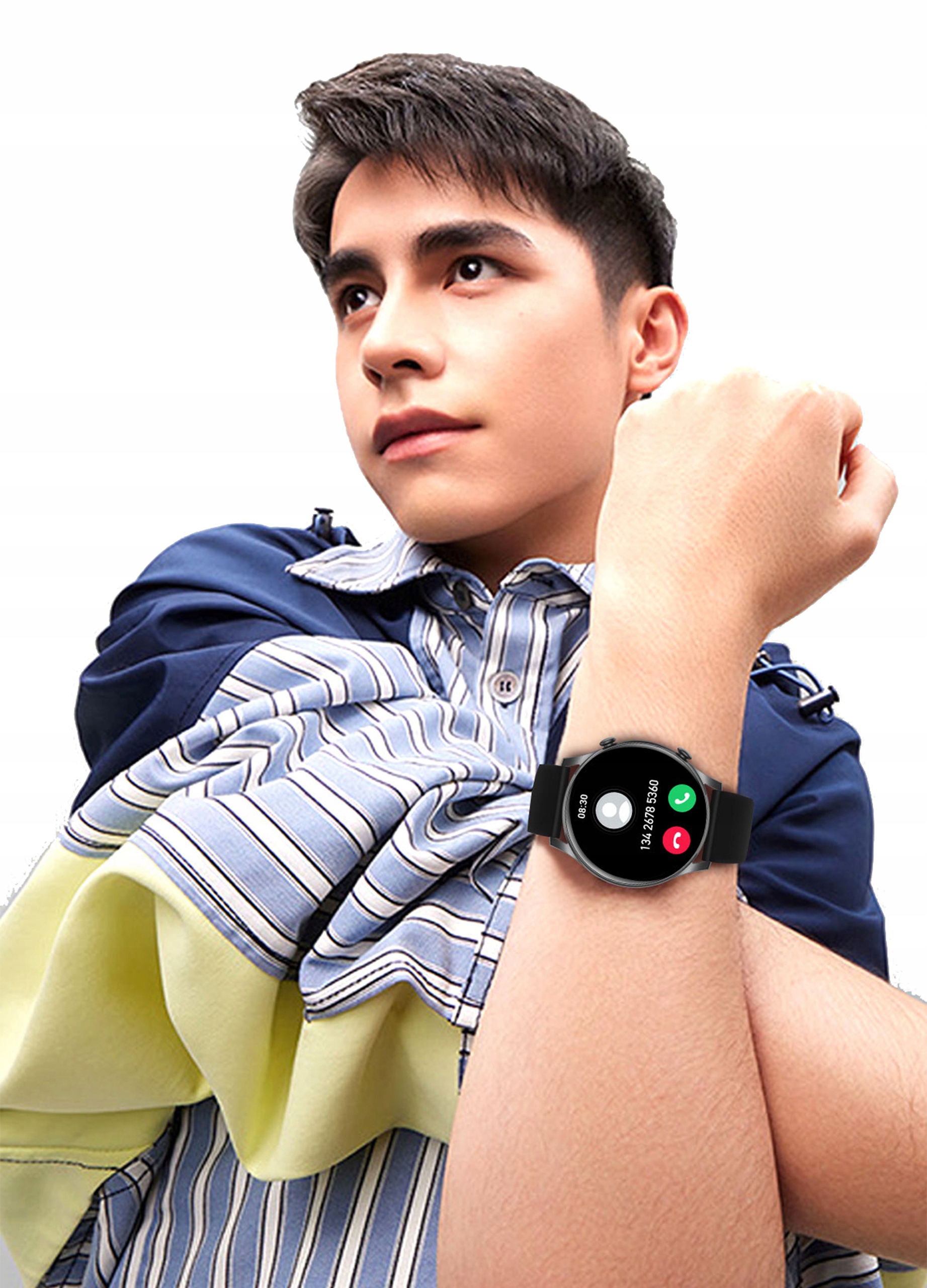 SMARTBAND SMARTWATCH ZEGAREK SPORTOWY FIT AMOLED OPASKA SPORTOWA PULS SPORT Stan opakowania oryginalne