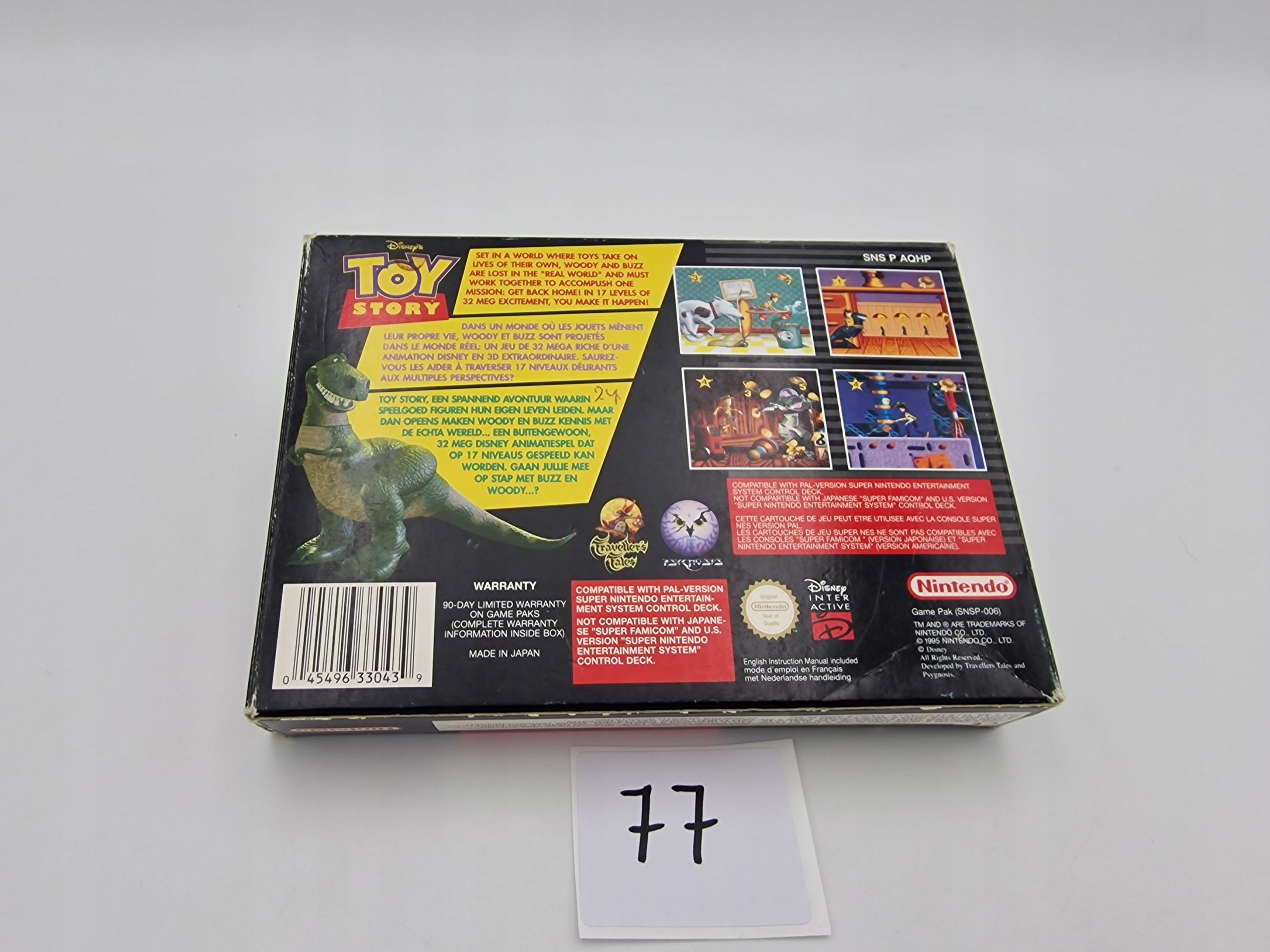 NINTENDO SNES TOY STORY Platforma Nintendo SNES