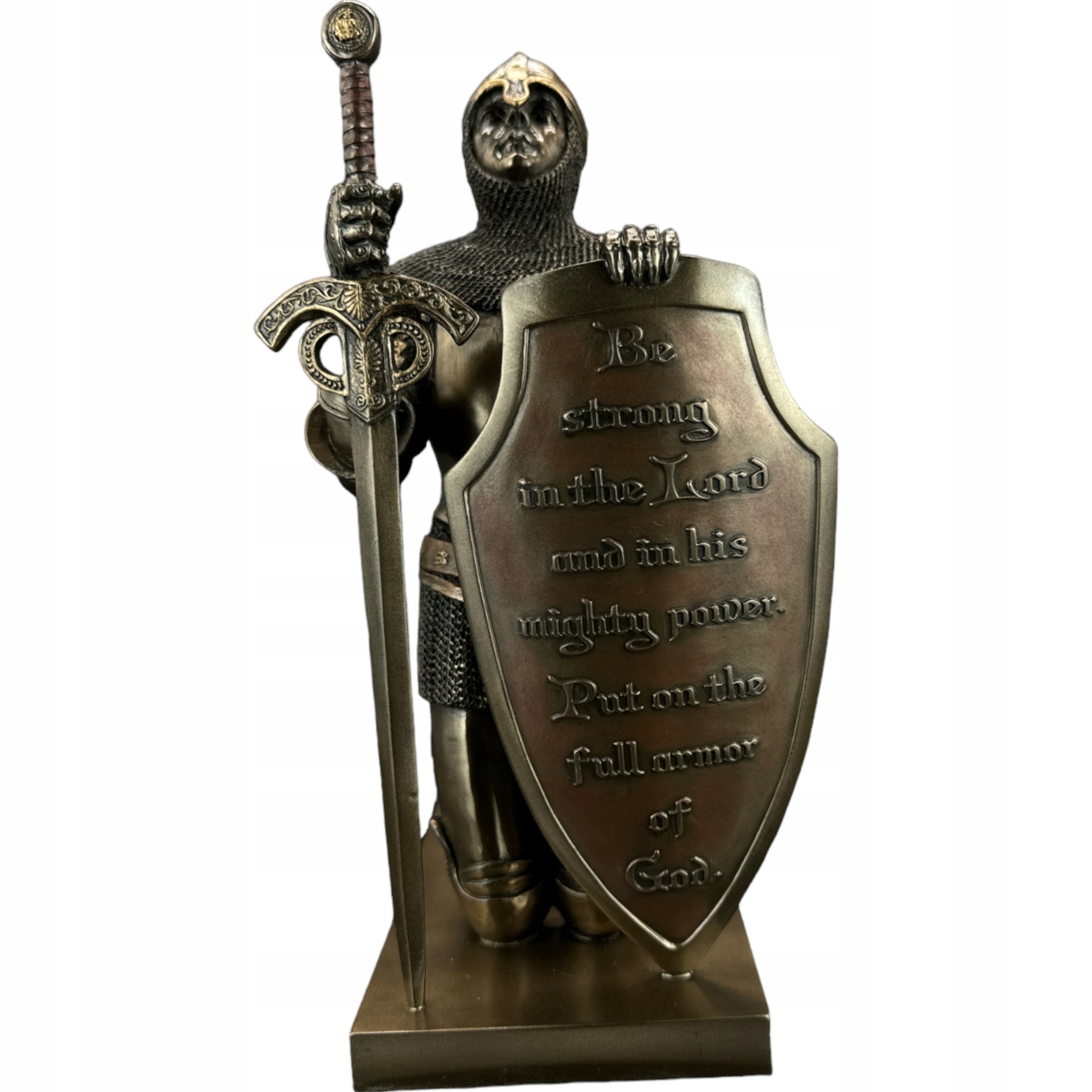 Kľačiaci Rytier Figurka Socha Bronz WU76406A4 Známa značka Veronese