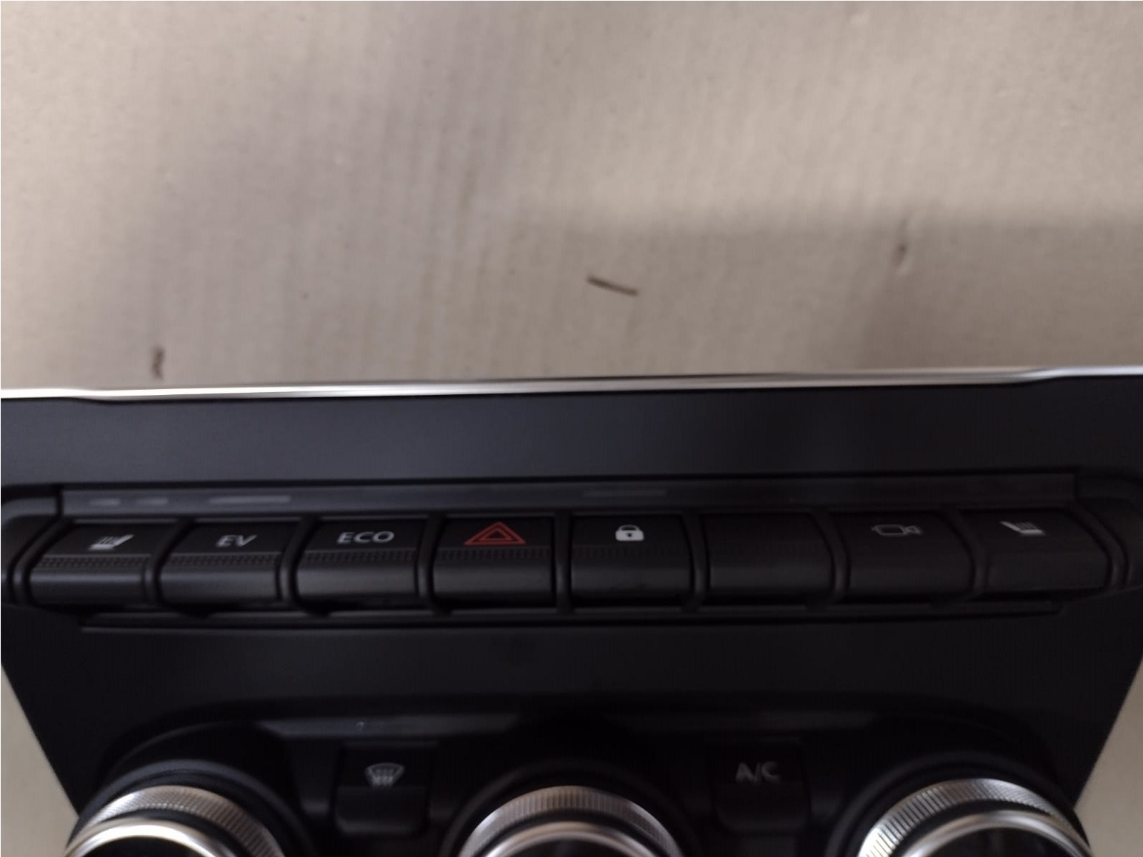 air conditioning control panel of control switch CLIO V 283E88548R