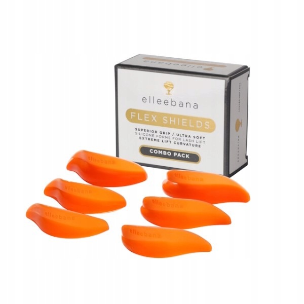 Formy wałki silikonowe Elleebana Flex Shields