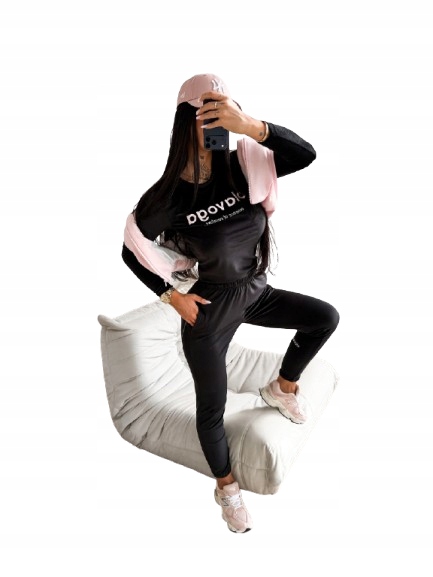 Dámský Velurový Komplet Teplákovka Selira O La Voga Černý L