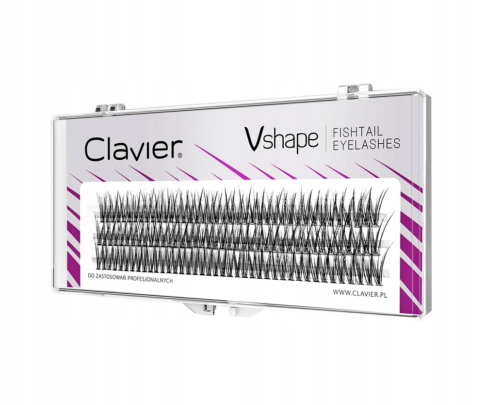 

Clavier Vshape Eyelashes kępki rzęs 14mm