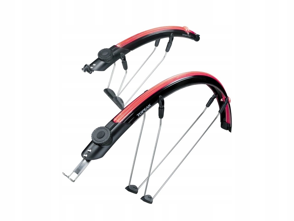 Błotniki rowerowe Topeak Defender X Set iGLOW 700 x 25C