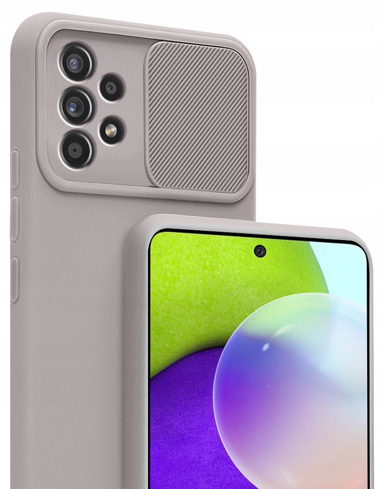 

Etui Silicone CamShield Szkło do Samsung A52 /s 5G