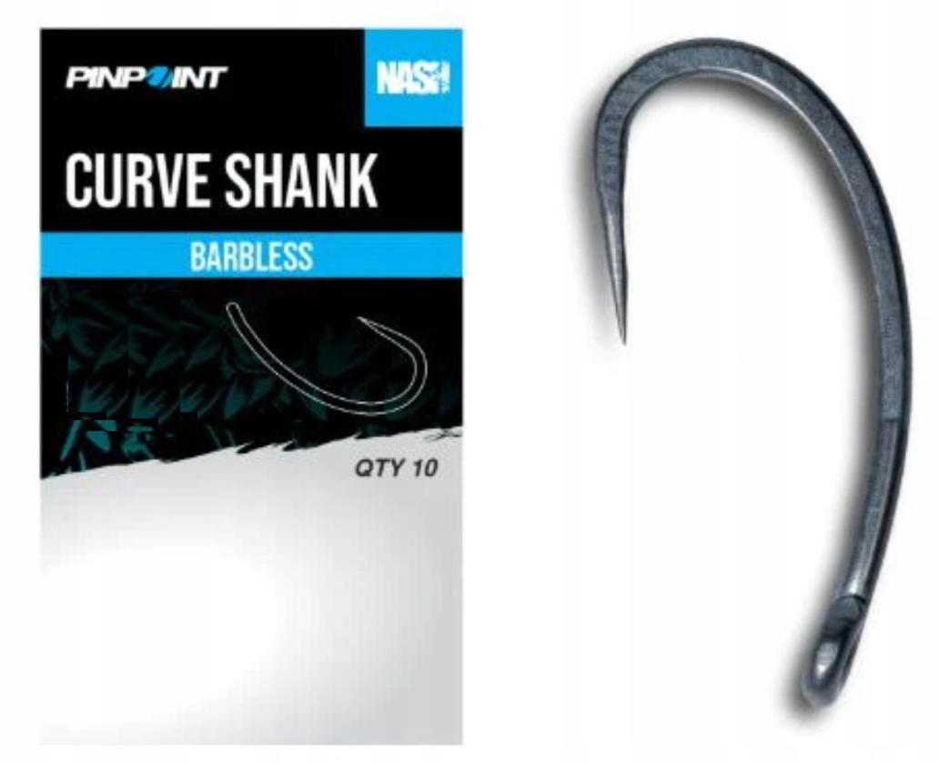 Haczyki Bezzadziorowe Curve Shank 10szt Roz 6 Nash