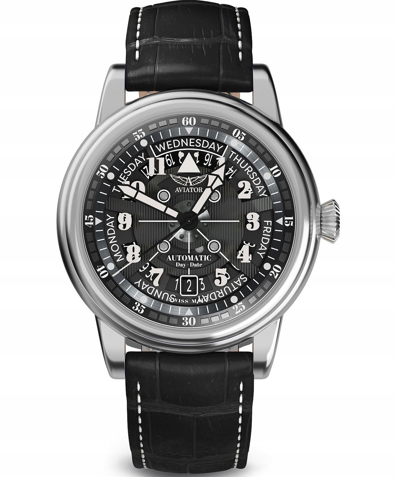 Pánské hodinky Aviator Douglas Day-Date Meca 41
