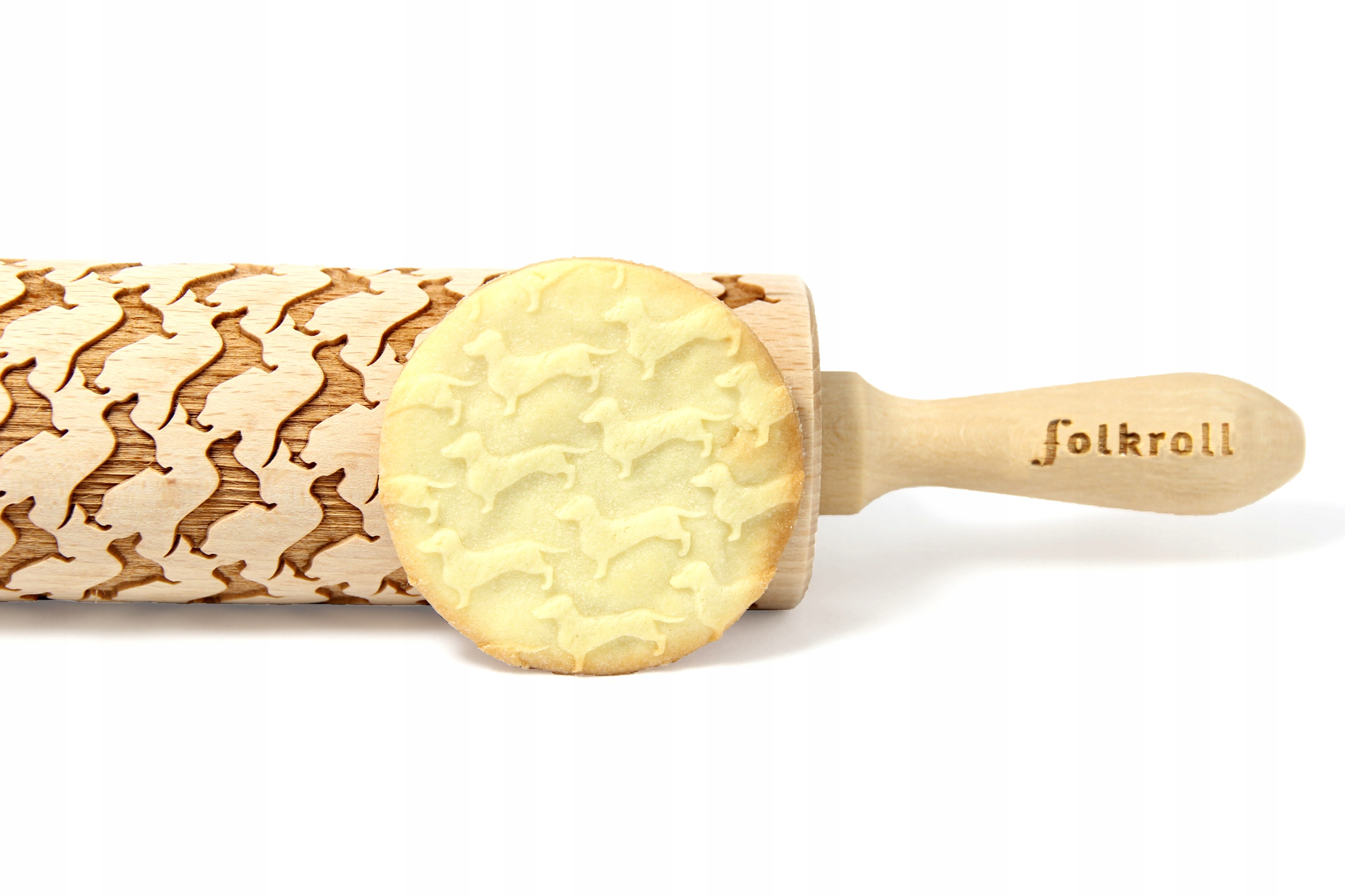 Wałek grawerowany wzór JAMNIKI, duży Rodzaj wałek