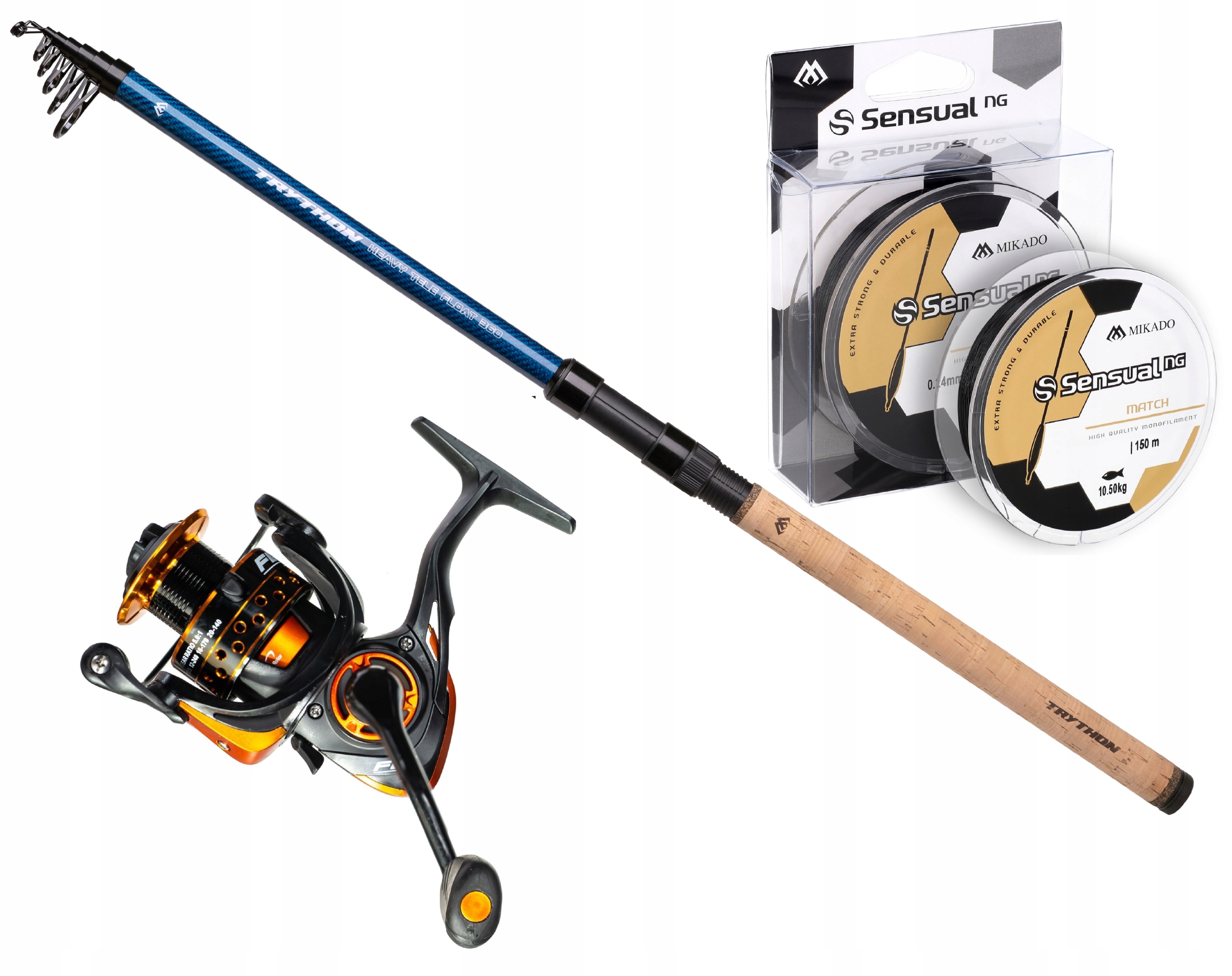 Zestaw Spławikowy Wędka 3,9m Mikado Kołowrotek