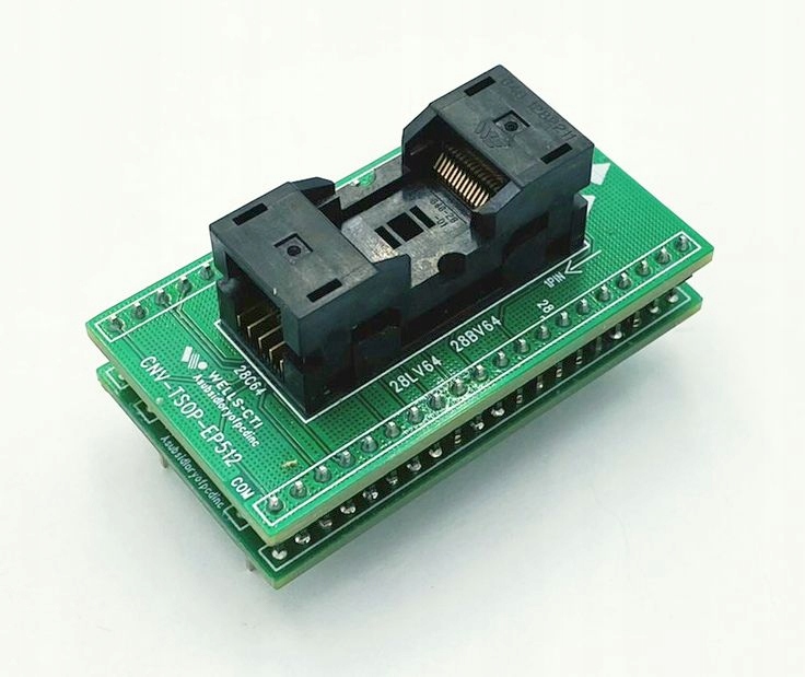 Adapter TSOP28 / VSOP28 -> DIP28(40) ZIF Wells CTI Marka inna