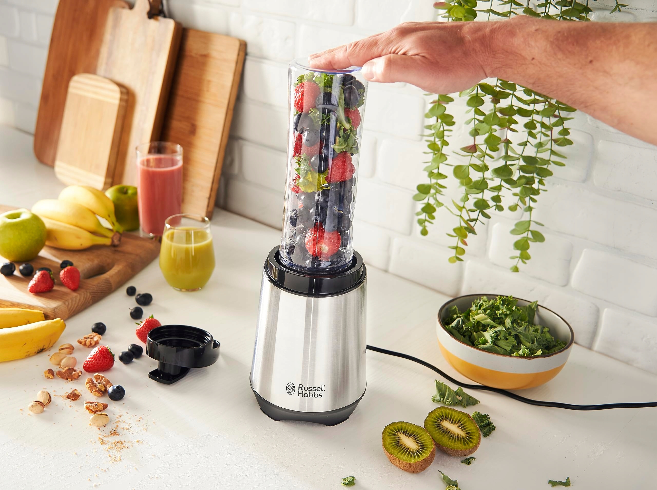 RUSSELL HOBBS Blender Do Smoothie 600ml BPA Free Stal Nierdzewna — miniatura 3