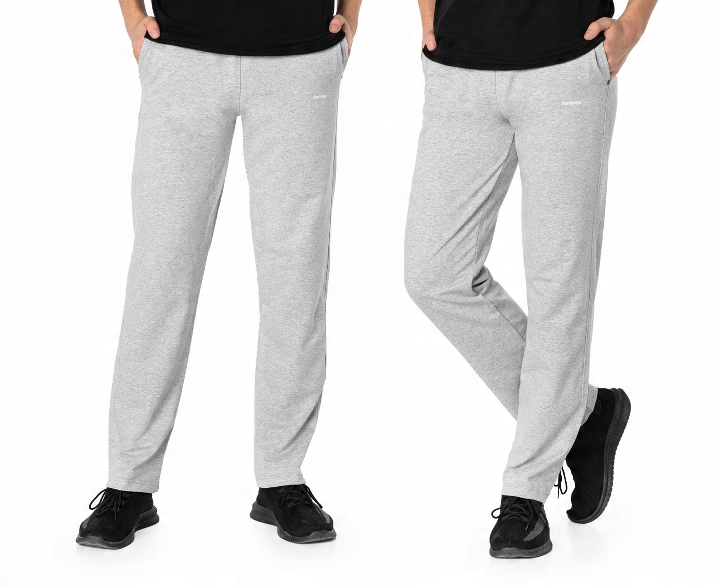 

Spodnie Dresowe Męskie Dresy Rennox 122 r XL szare
