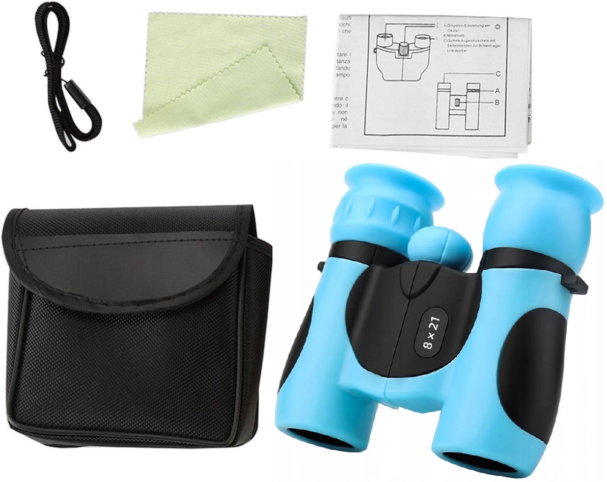 LORNETKA 8x21 DZIEŃ NOC SZKLANA OPTYKA DLA DZIECI Model COMPACT GREEN MORO