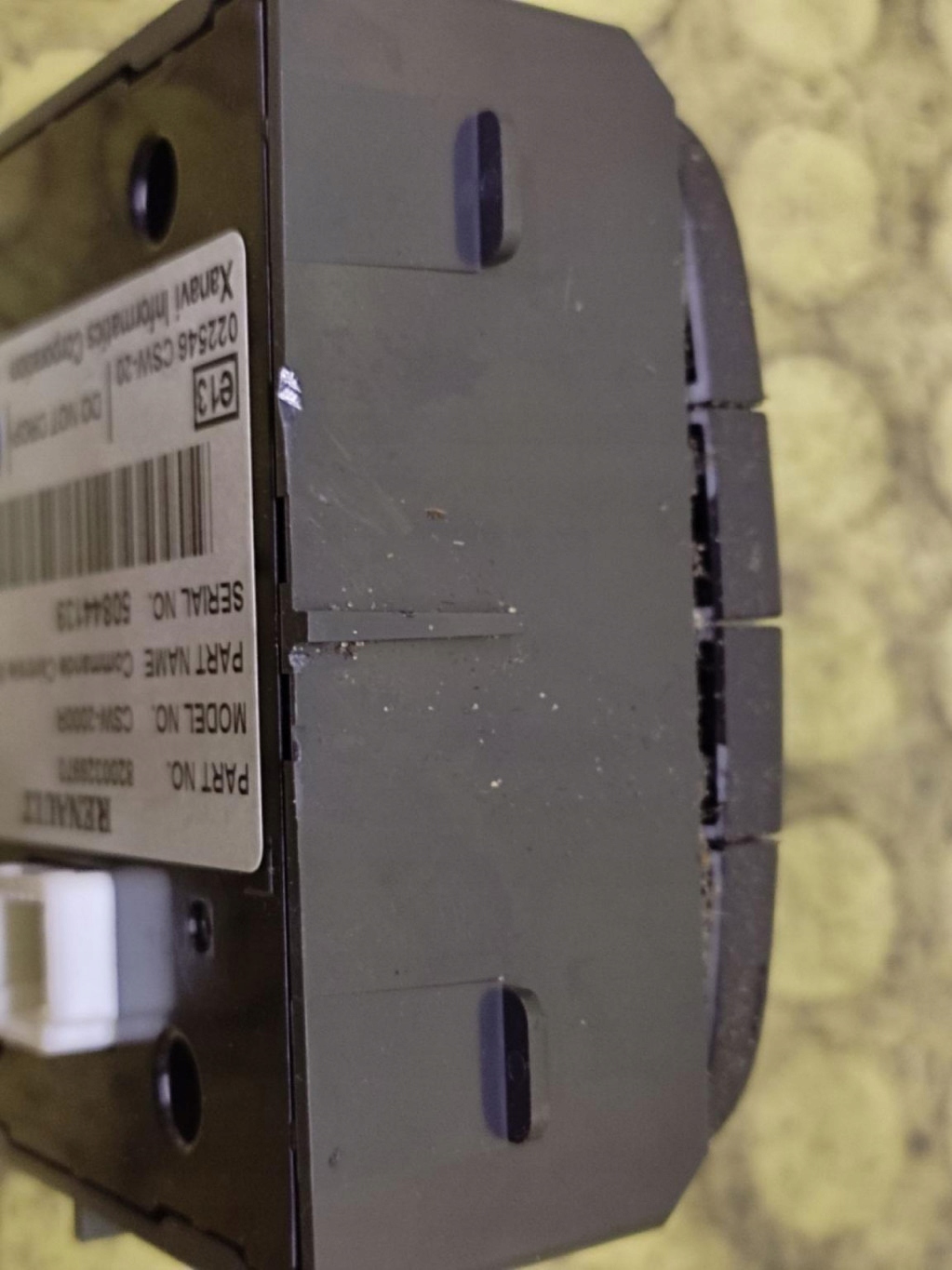 RENAULT LAGUNA II switch RADIA navigation devices 8200326970