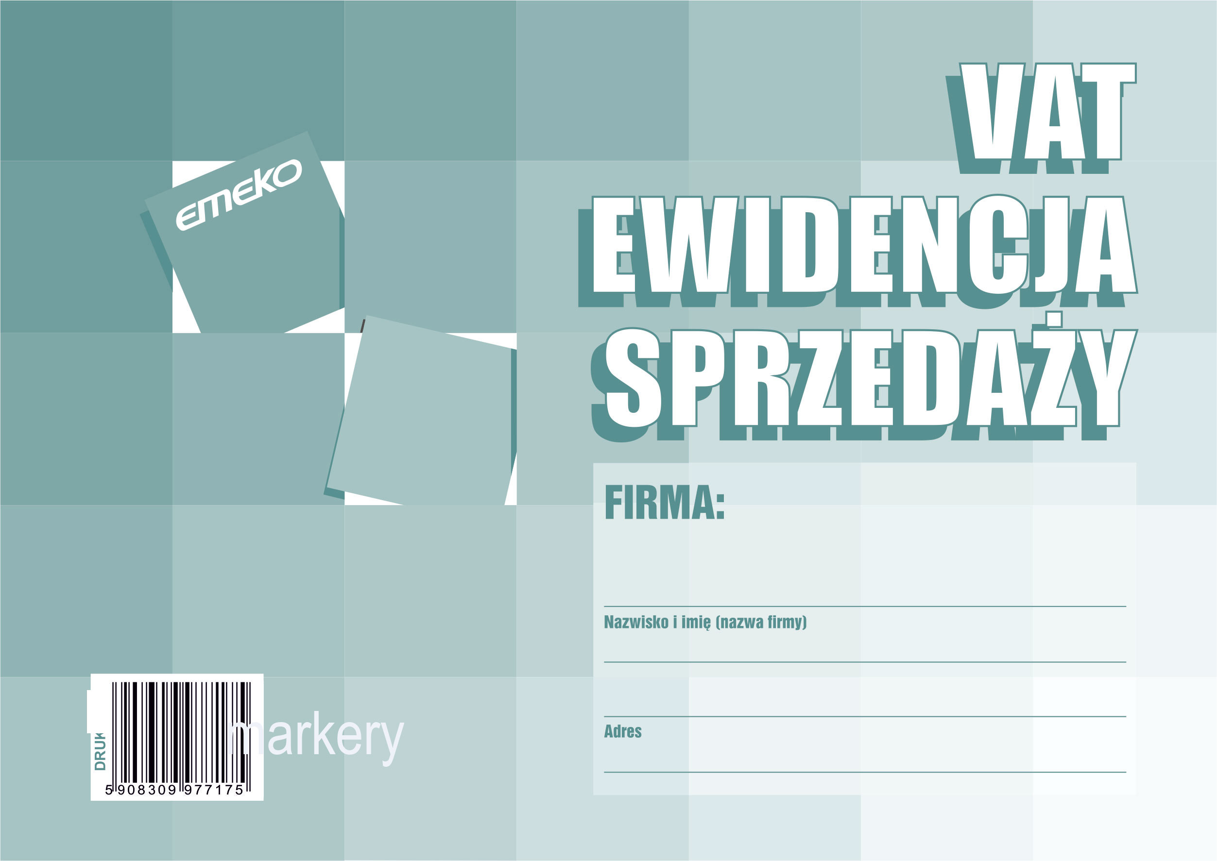 

Druk Ewidencja sprzedaży Vat A5