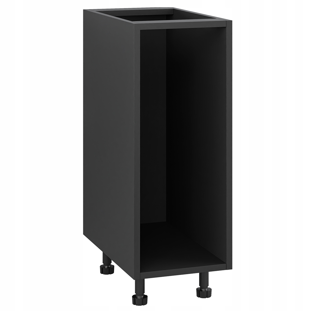 Čierny korpus, spodná kuchynská skrinka pod náklad 30/82 s príslušenstvom