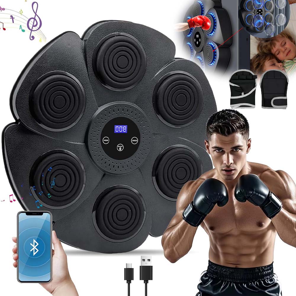 Music Boxing Machine Boxovací Stěna Hudební Štít Bluetooth Rukavice