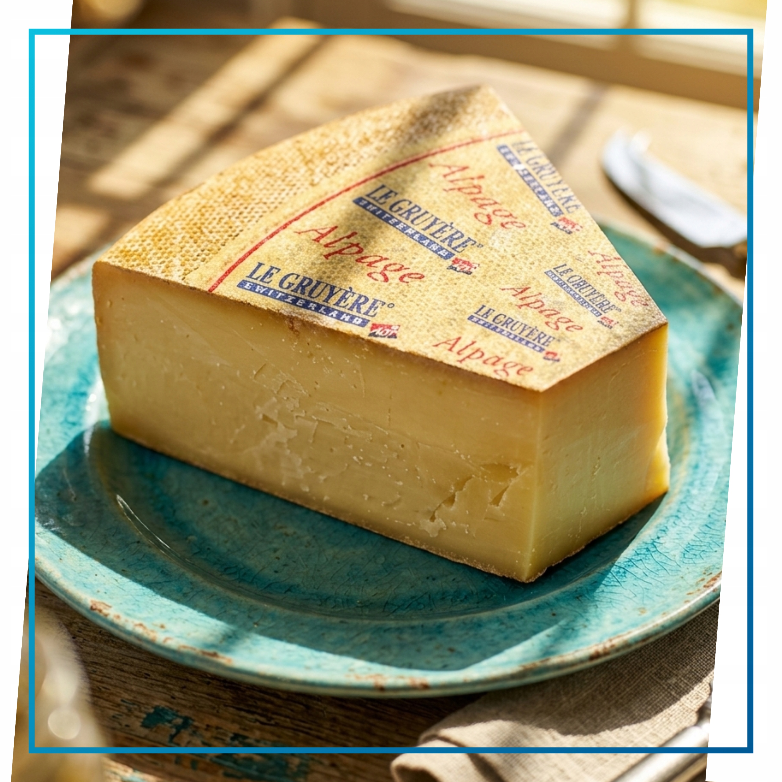 Szwajcarski Ser Gruyere Aoc 15 msc Dojrzewający 300g Flomaro