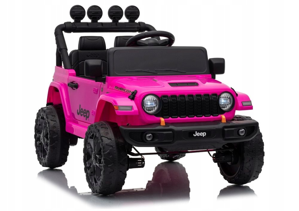 Pojazd Na Akumulator Jeep Rubicon DK-JWR558 24V Różowy Lean Cars