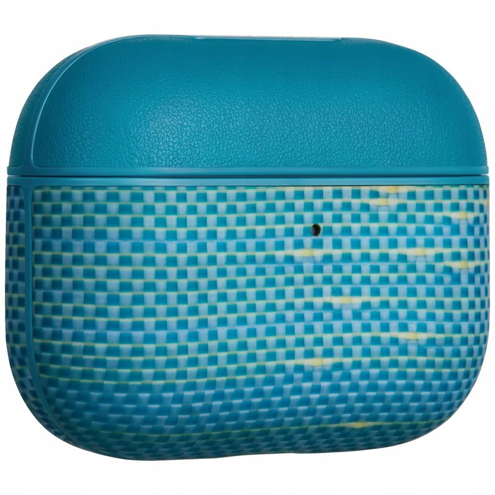 Puzdro Pitaka Aramid Fiber pre AirPods Pro 3 lucid blue