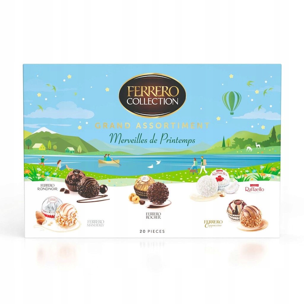 Ferrero Grand Assortiment Obsahuje Ferrero Cappuccino A Manderly 20 ks. 197 g