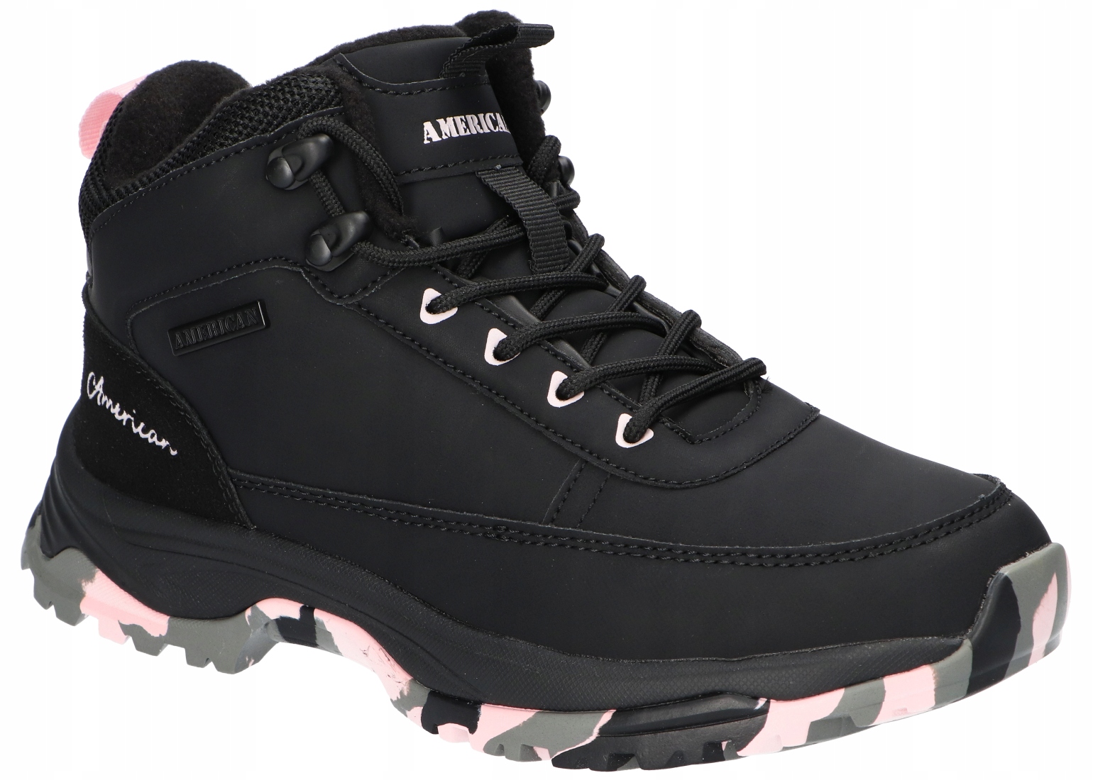 American Club AA52 Zateplené Trekové Boty Zimní Dámské Černé 39