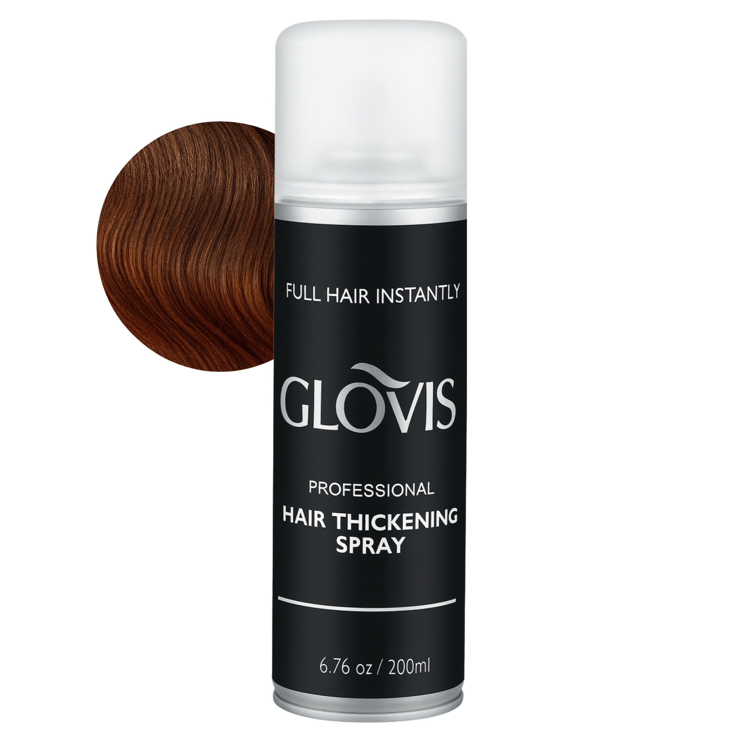 Glovis Mikrovlákna Světle hnědá 200 Ml Zahušťování a maskování alopecie