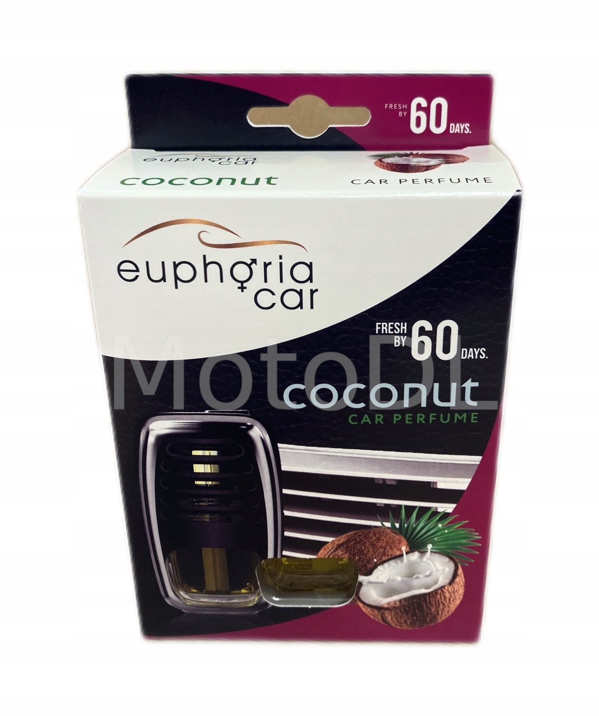 Euphoria Car Zapach Samochodowy Vent Clip Coconut