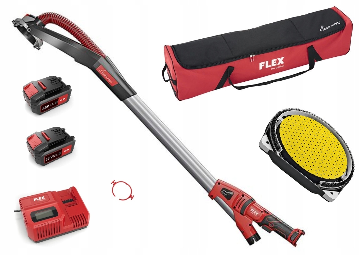 SZLIFIERKA ZYRAFA FLEX GE MH 18 0 EC 2x5 0AH AKU