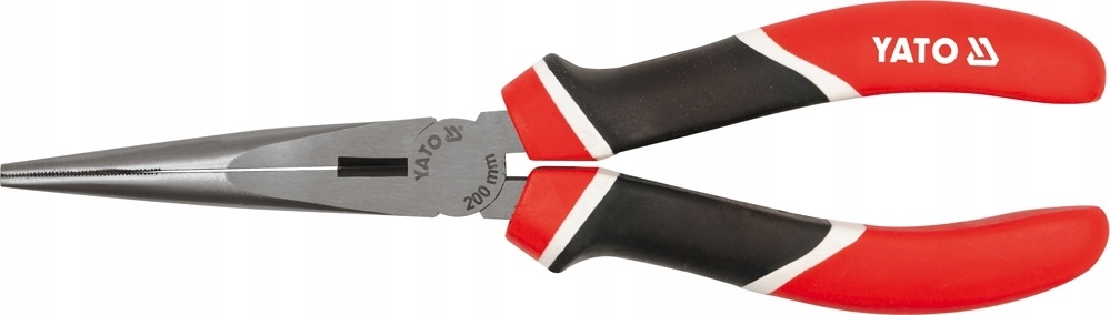

Szczypce wydłużone proste, crv, 160 mm, trójkoloro
