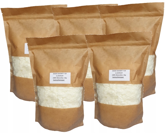 

Wosk Sojowy do świec Sojowych Naturalny Eko 5KG