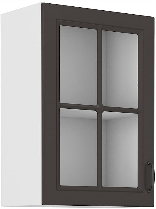 Kuchyňská Skříňka S Vitrínou Stilo 40X72 Bílá Grafit