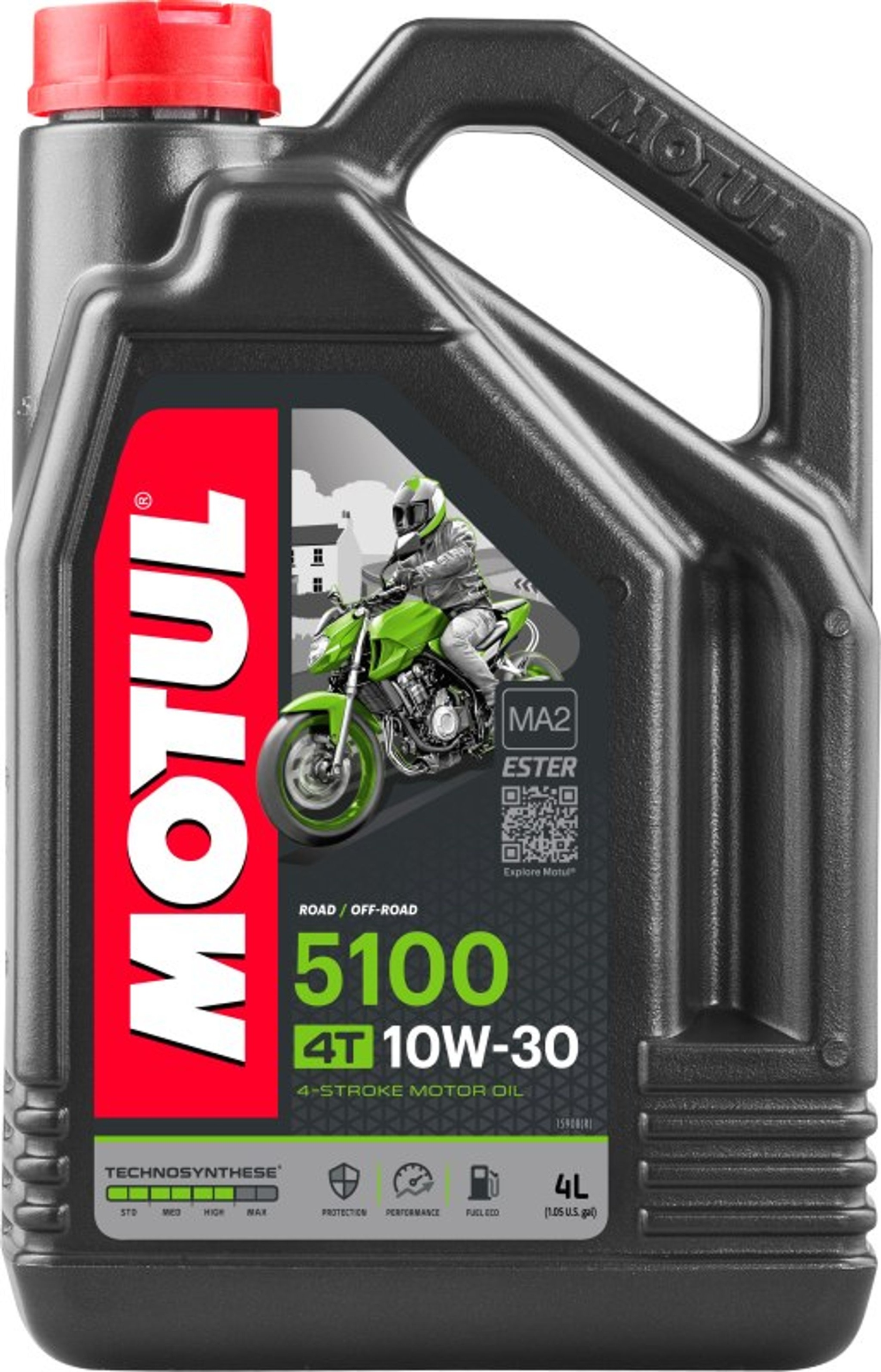 10W30 5100 4T 4/MTU Olej Motul 10W30 4L 5100 4T Ester Technology