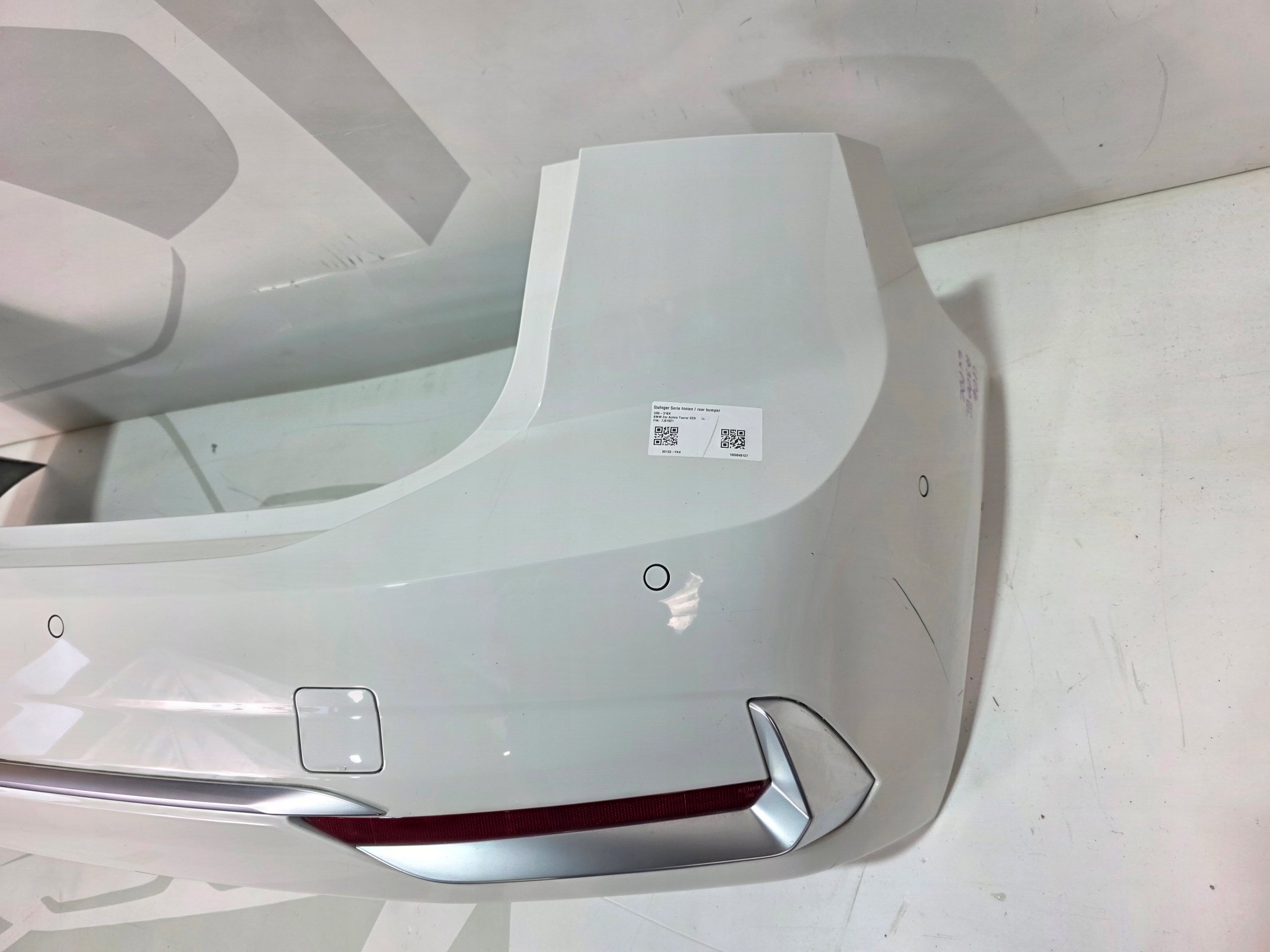 bumper rear BMW 2 U06 6XPDC A300 ALPINWEISS