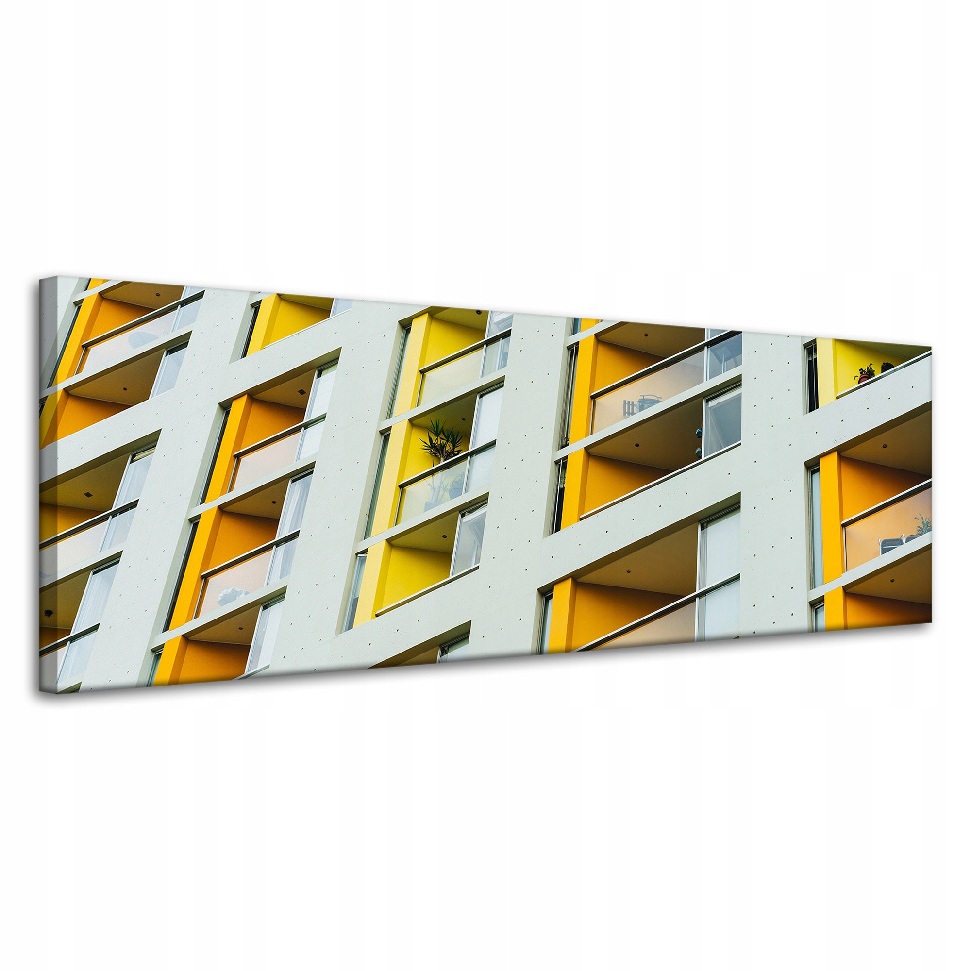 Obraz na plátně Blok Byt Budova Moderní architektura 120x40